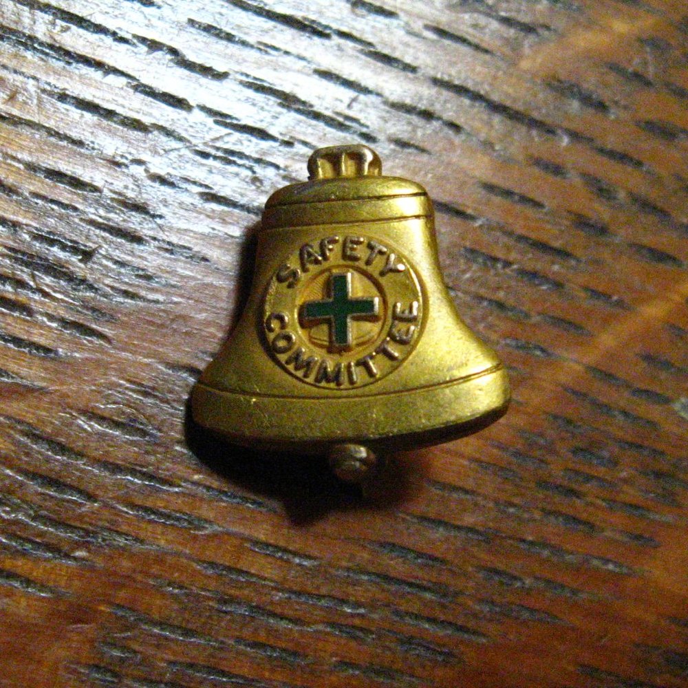 ☎️ Bell Telephone Safety Committee Antique Lapel Pin